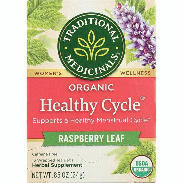 Traditional Medicinals Organic Healthy Cycle Tea - Raspberry Leaf