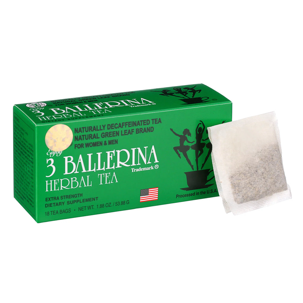 3 Ballerina Dieters Drink Tea - Strength 3, 2 Boxes (72 Tea Bags Total), Slimming Tea