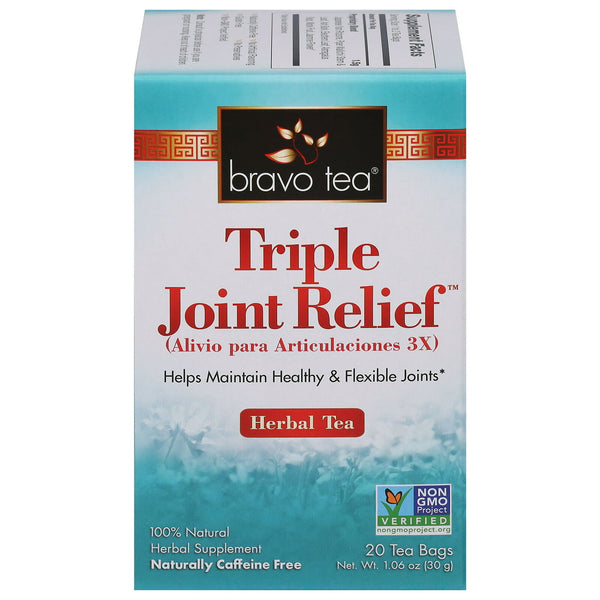 Bravo Tea Triple Joint Relief Herbal Tea Naturally Tea Bags