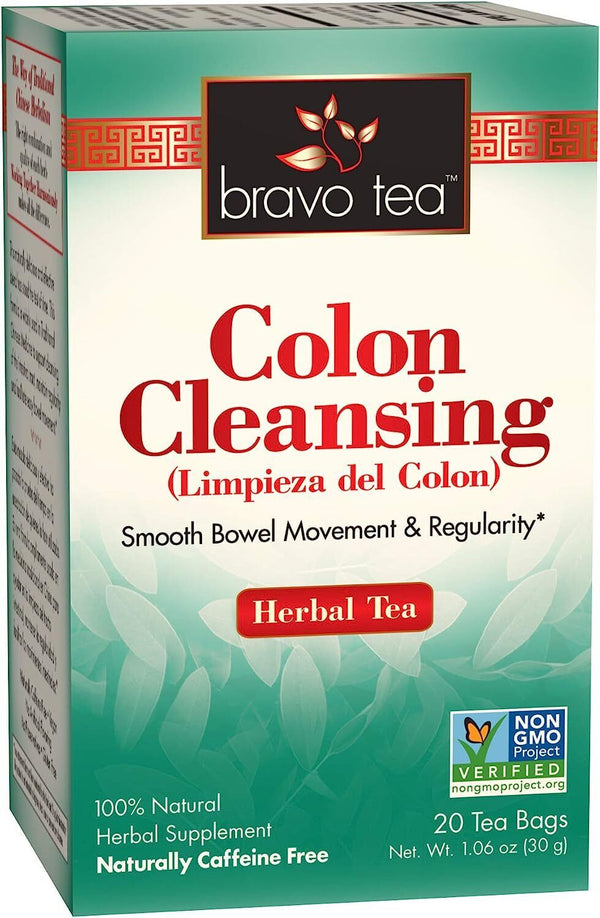 Bravo Tea Colon Cleansing Herbal Tea Caffeine Free